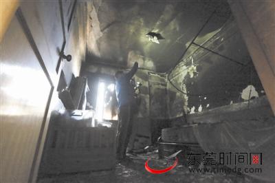 民宅行竊引發火災