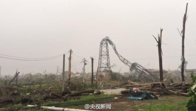 江蘇鹽城龍卷風(fēng)冰雹強(qiáng)對流天氣已造成51人死亡