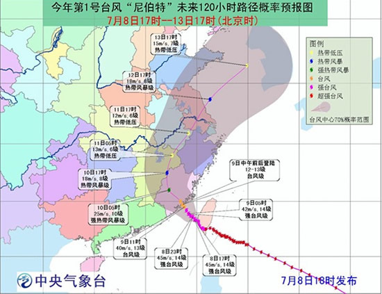 福建臺風尼伯特