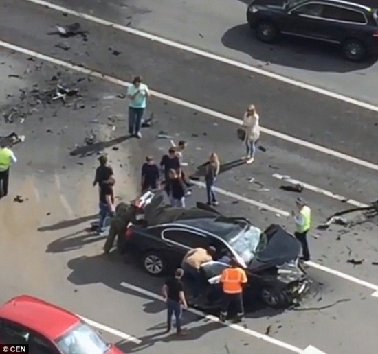 普京專車發生車禍