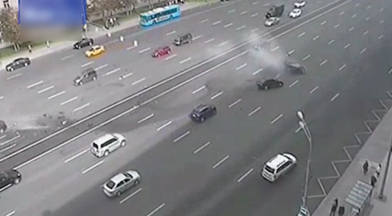 普京專車發生車禍