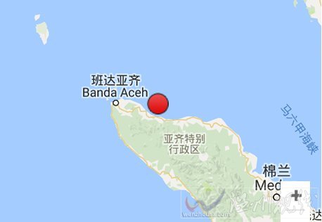 印尼發(fā)生6.8級地震