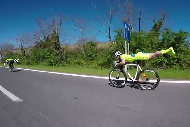 車手超人姿勢騎行