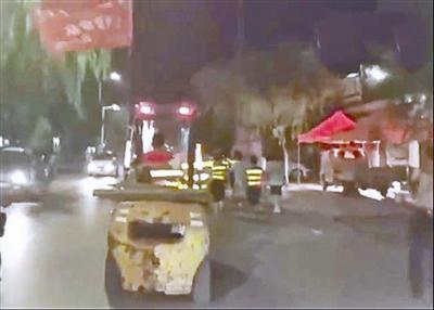 暴走團現叉車護航