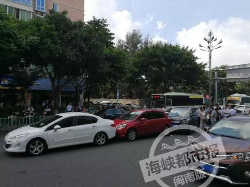 泉州6車追尾車禍現場