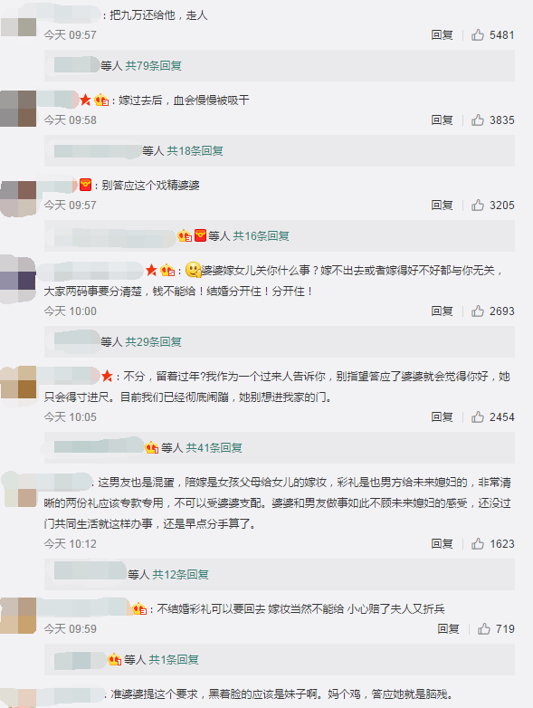 把嫁妝給小姑陪嫁 網友勸分手