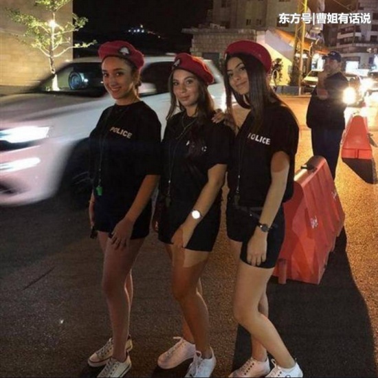 女警穿熱褲執勤