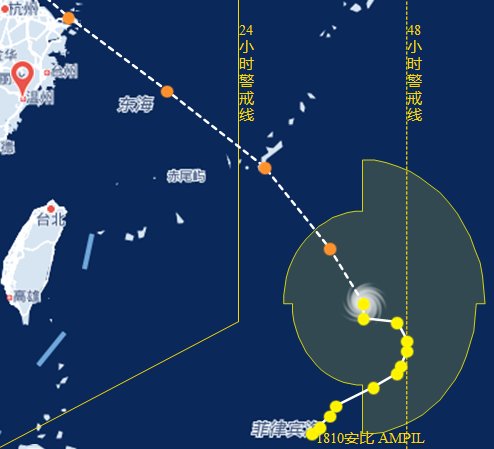 安比臺(tái)風(fēng)路徑