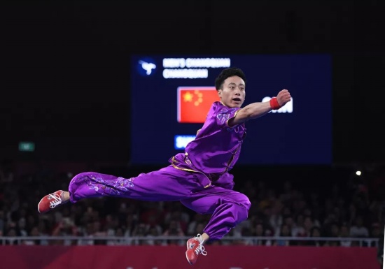 中國奪亞運(yùn)會首金 武術(shù)名將孫培原奪冠