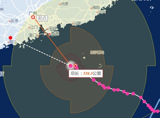 山竹臺(tái)風(fēng)對(duì)廣州的影響