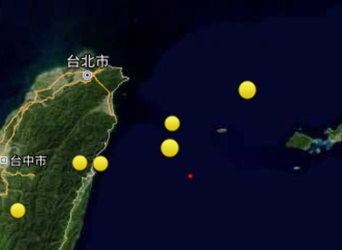 臺(tái)灣省花蓮縣4.1級(jí)地震