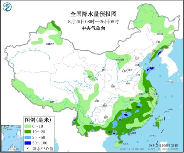 今天東北雨勢最猛大到暴雨成片 臺風“巴威”繼續北上