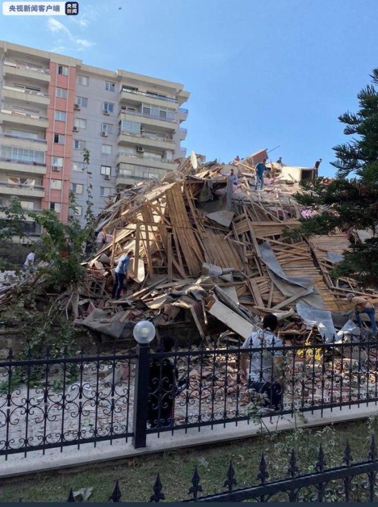 愛琴海地震已致土耳其20人遇難