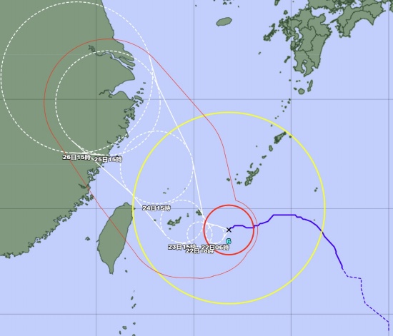 臺(tái)風(fēng)煙花最新消息 溫州臺(tái)風(fēng)煙花路徑圖 風(fēng)力 登陸