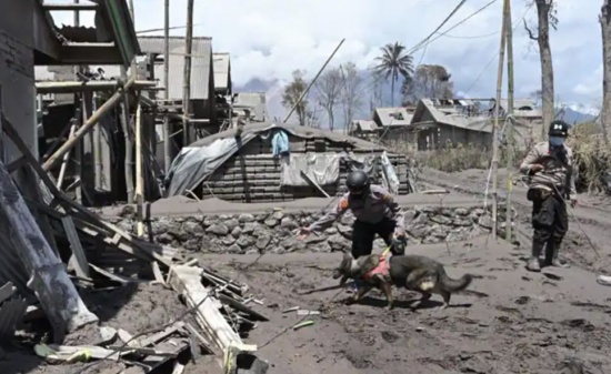 印尼火山噴發(fā)造成34人死亡