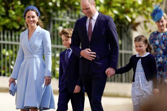 英國威廉王子和他的妻子凱特慶祝夏洛特公主七歲生日