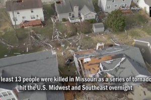 美國龍卷風至少造成14人死