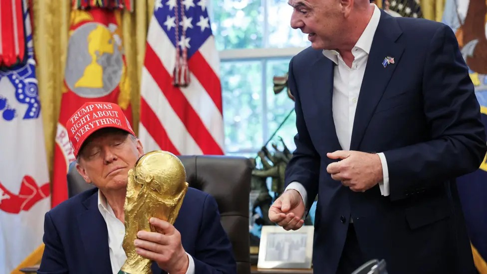 特朗普宣布2026年世界杯抽簽結果